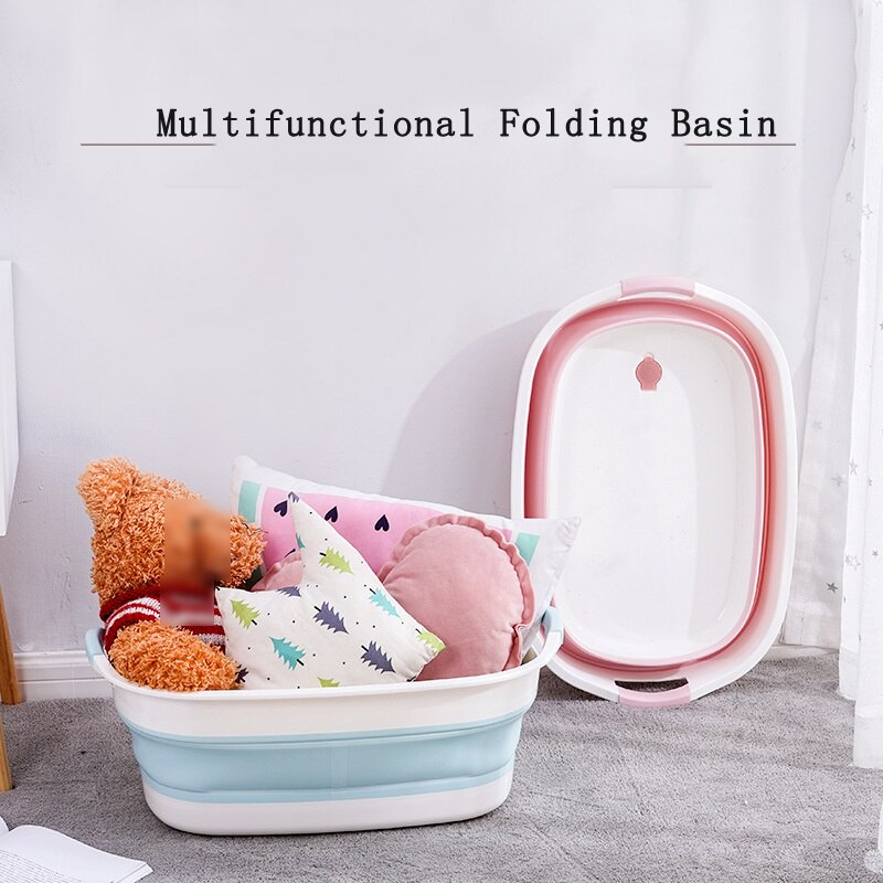 Foldbart babybadekar tilbehør til tilbehør bærbart skridsikkert badekar nyfødt kæledyrsbadekar multifunktionelt badeværelse arrangører