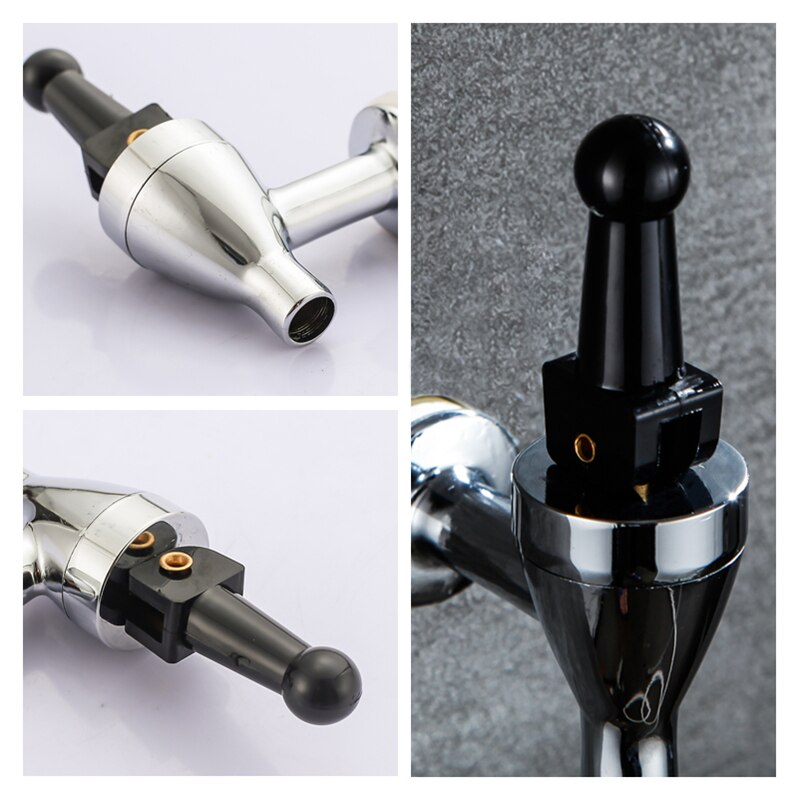 Rubinetto per bottiglia di vino in vetro in ottone vaso barile rubinetto per serbatoio d'acqua con filtro valvola per vino interruttore per erogatore d'acqua rubinetti