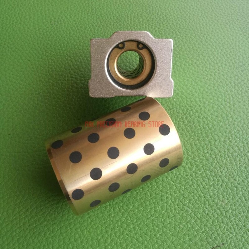 AXK Jdb Solid Embedded Graphite Self-lubricating Oil Bearing Copper Sheath Scs12 Scs13 Scs16 Scs20 Scs25 1pcs