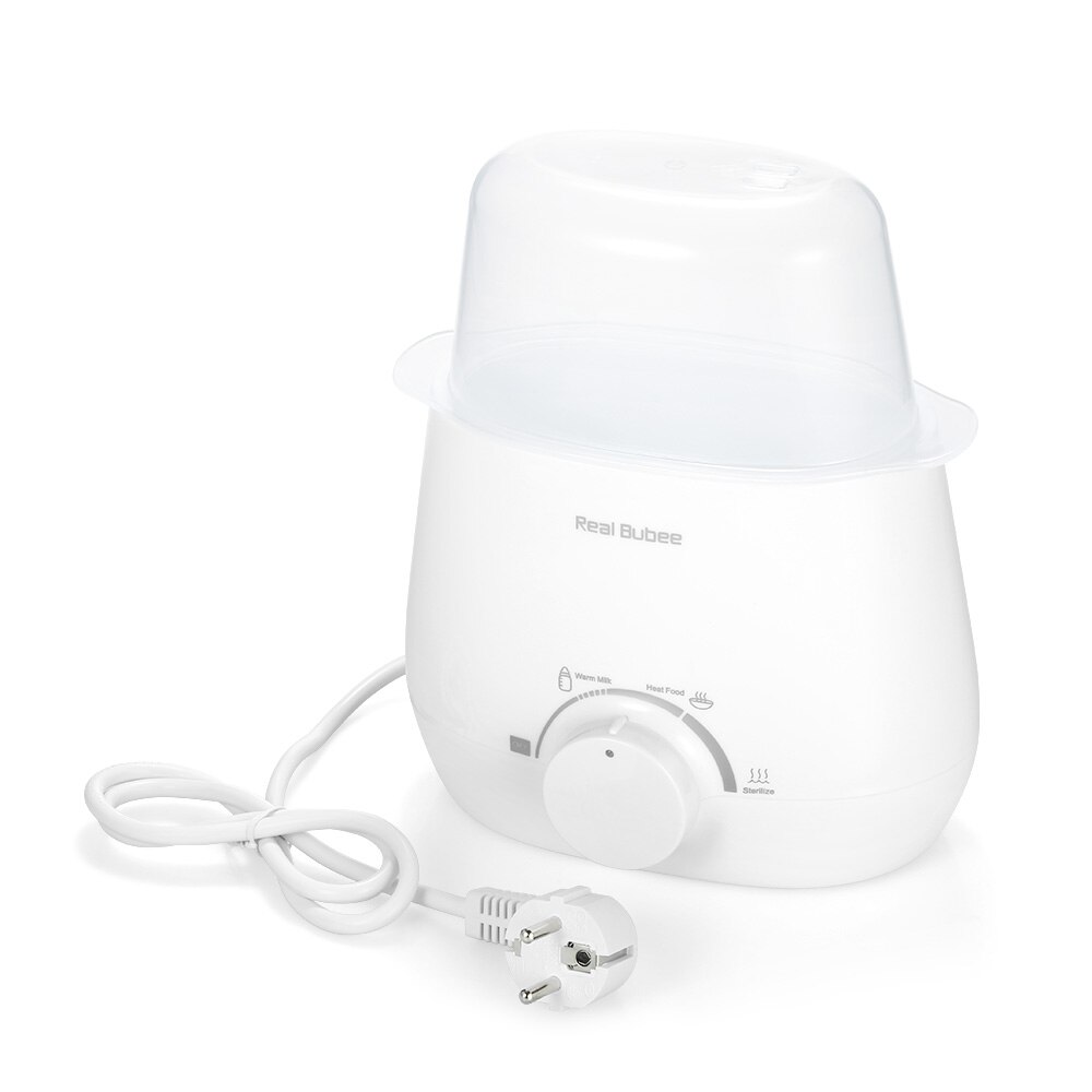 RealBubee – chauffe-biberon 3 en 1 pour bébé, rapide, chauffage des aliments, stérilisateur à vapeur, sans BPA, pour lait maternel, prise EU/US: 220V EU Plug