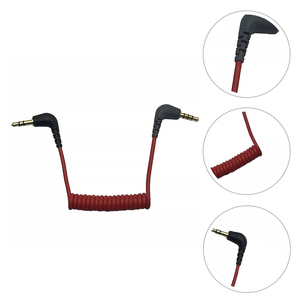 1Pc 3.5mm TRS to TRRS Splitter Adapter Cable Transfer for Micro and Micro