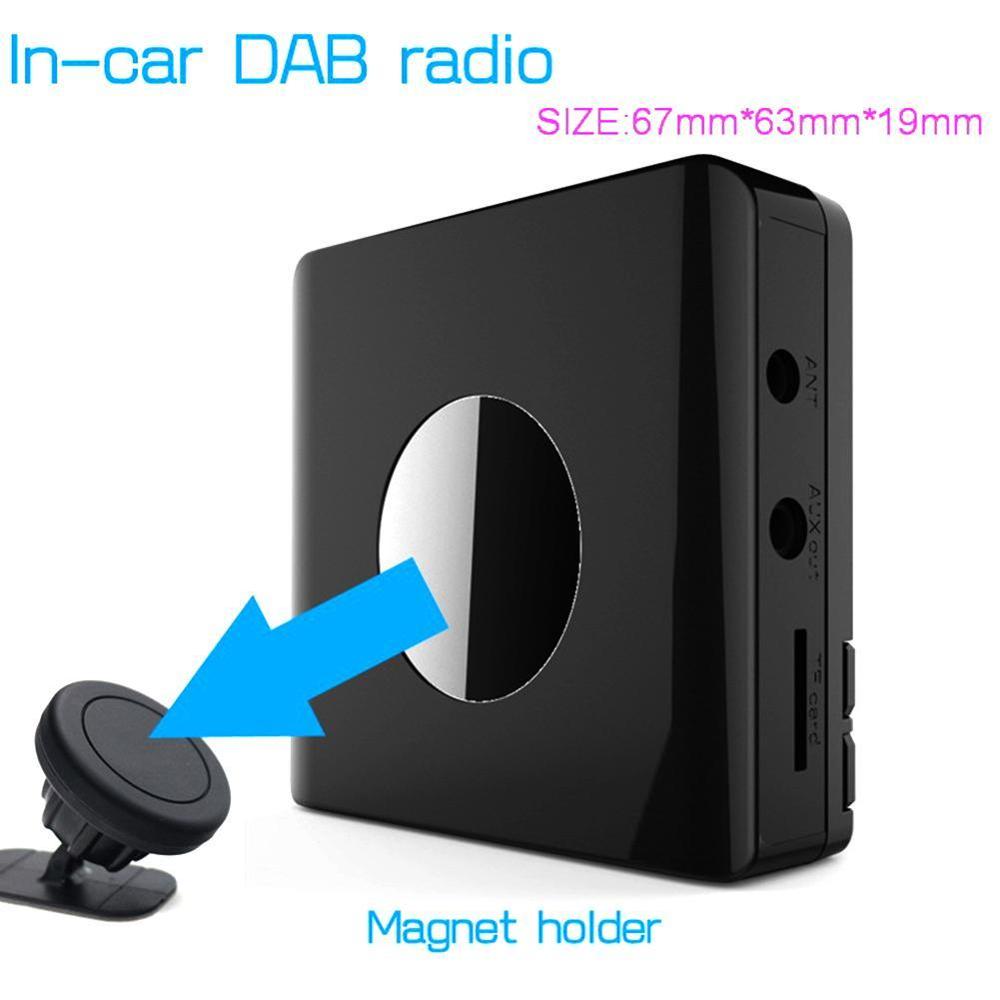 Car DAB Radio Receiver DAB/DAB+ receiver Radio Receiver Adapter with Antenna for Android Digital Radio Receiver
