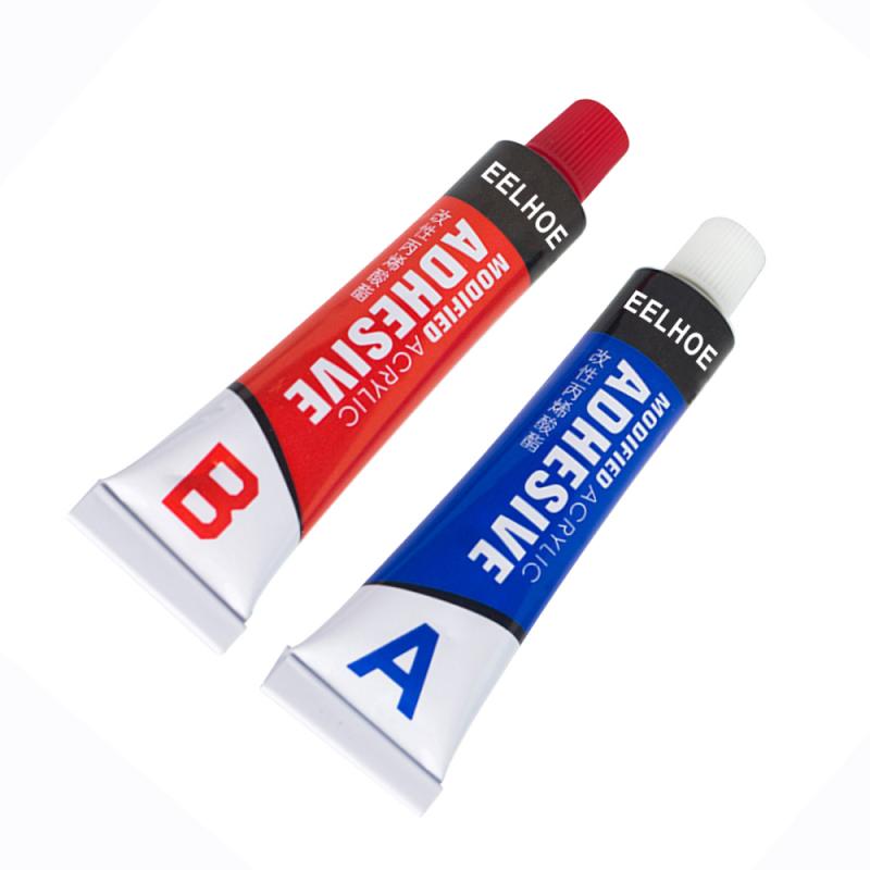 Colle AB forte 20g, colle spéciale à séchage rapide, acier inoxydable, plastique, adhésif de moulage, réparation des craquelures industrielles