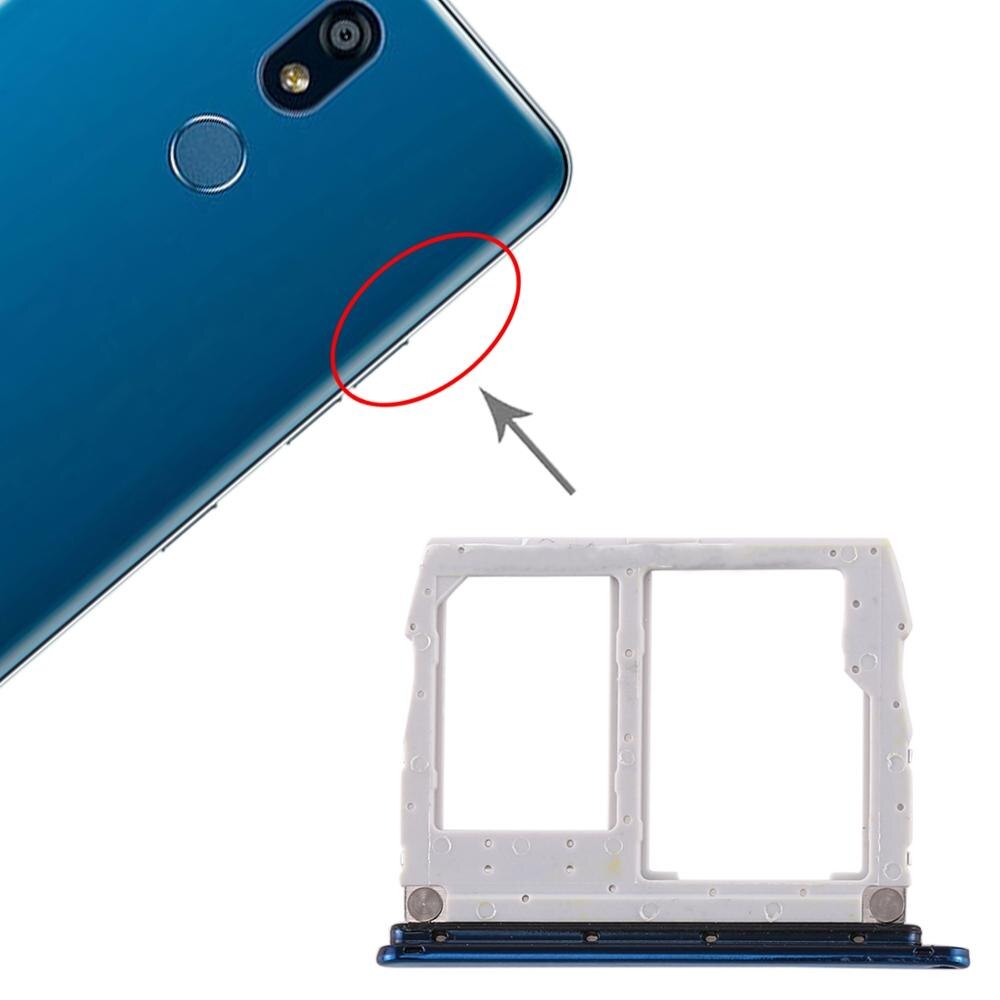 Bandeja de cartão sim + bandeja de cartão micro sd para lg k40/k12 plus/x4 (2019)/x420em/x420bmw/x420hm/x420/x420n