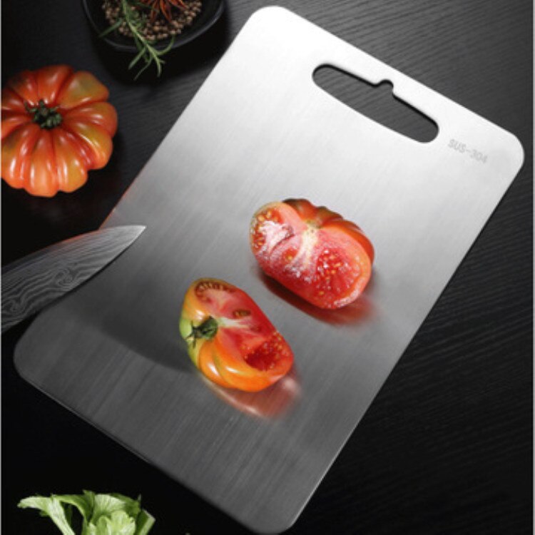 German stainless steel cutting board 304 kitchen household cutting board multifunctional cutting board