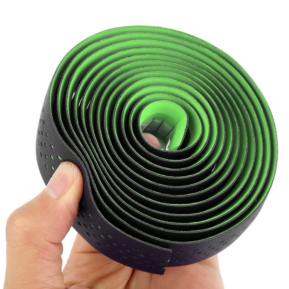 Zachte Racefiets Fietsstuur Tape Kurk Eva Pu Handvat Bar Tape Professionele Fietsen Demping Anti-Vibratie wrap
