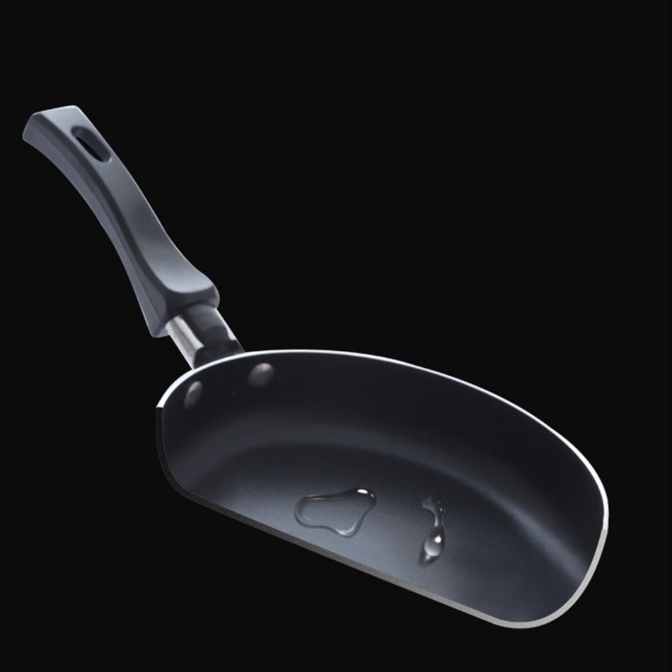 Mini Cooking Pan Non-Stick Frying Pan Portable Breakfast Pan with Handle Suitable for Frying Eggs and Making Breakfast Home Tool
