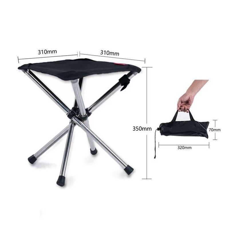 Outdoor Furniture Retractable Stool Chairs Portable Stool Lounge