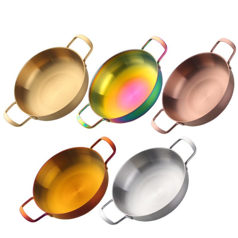 KONCO-Olla de fideos instantáneos de estilo coreano, olla de inducción de Gas de 21/26cm, utensilios de cocina, sartén, olla para Fideos