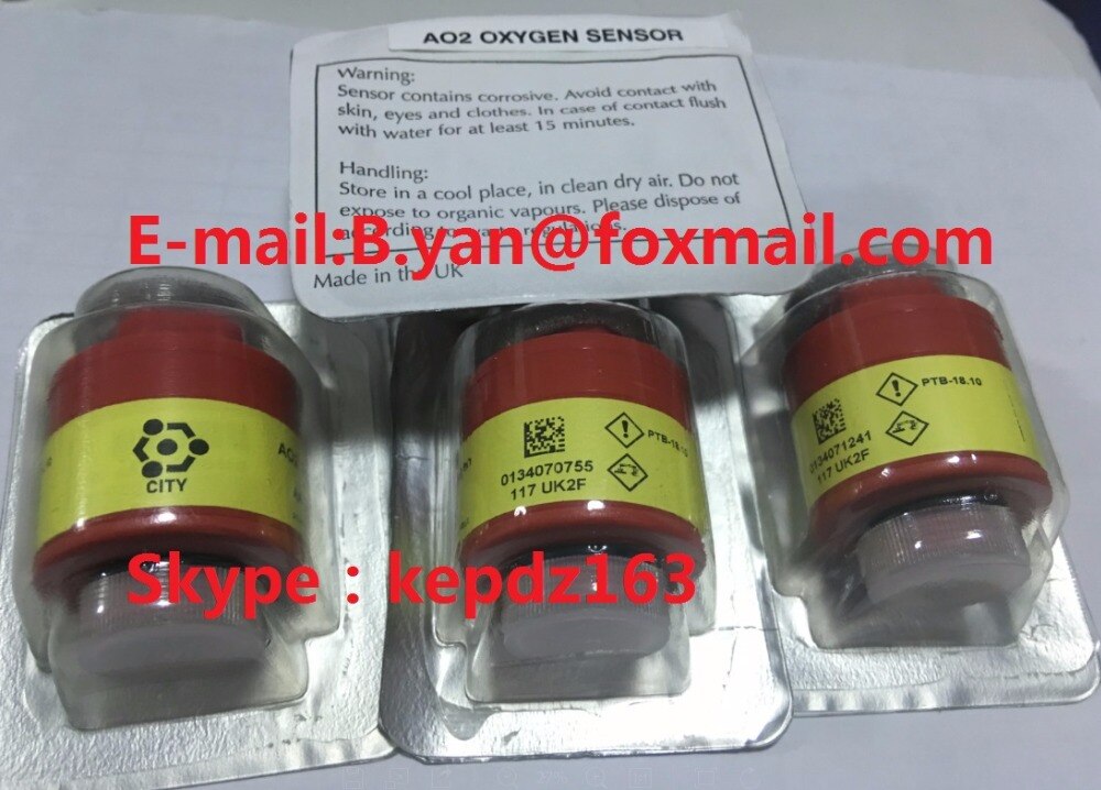 Sensor de oxígeno AO2 PTB-18.10, Sensor de Gas, AO2, CiTiceL, conector Molex, AO2, Sensor de prueba del oxígeno, instrumento de índice de oxígeno