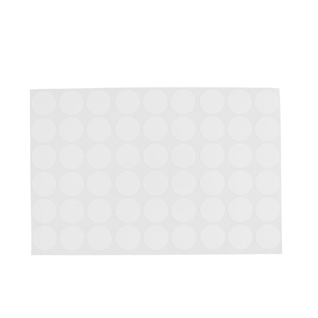 Garderobeskab selvklæbende skruedæksler hætter klistermærker 54 in 1 hvid
