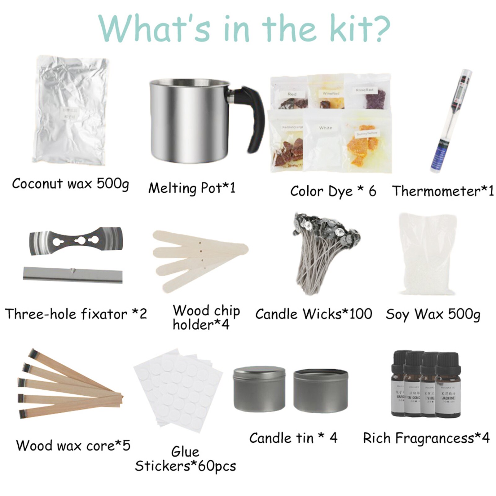 Kaars Maken Kit Diy Kaarsen Craft Tool Set Met Kaars Maken Gieten Pot Wieken Wax Kit Diy Kaarsen Maken Levert