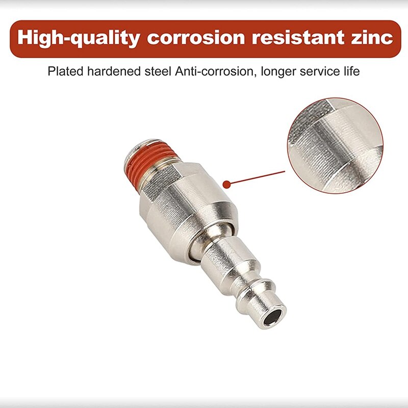 1/4 Inch Swivel Air Plug, Air Tool Fittings, 1/4 Inch NPT Male Industrial Swivel Plug, 1/4 Inch Air Fittings And Plug