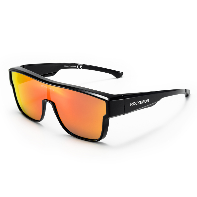 ROCKBROS Polarized Glasses UV400 Protection Wear Sunglasses Portable Men Women for Driving Fishing Hiking Cycling Eyewear: GRAY