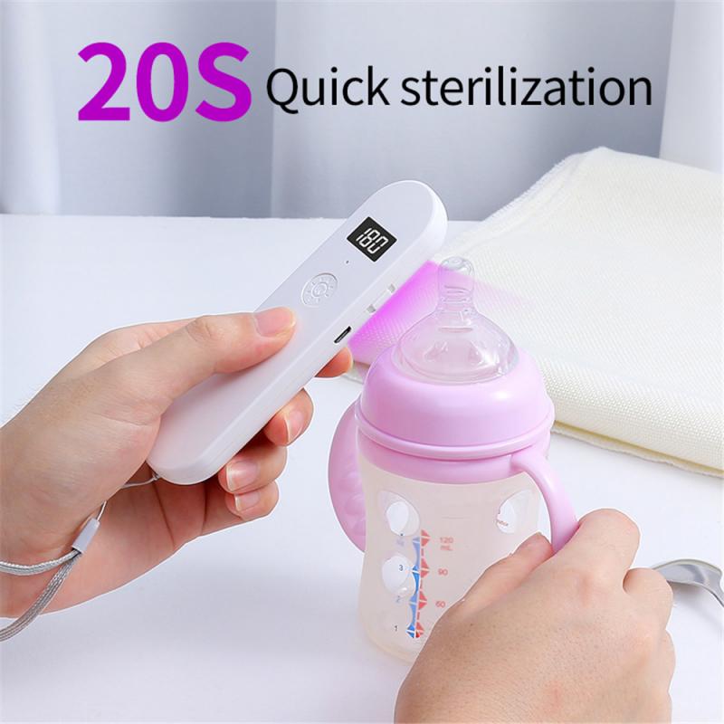 Portable UVC Disinfection Lamp Household UV Sterilizer Lamp Ultraviolet Disinfection Bactericidal Lamp UVC Germicidal UV Light