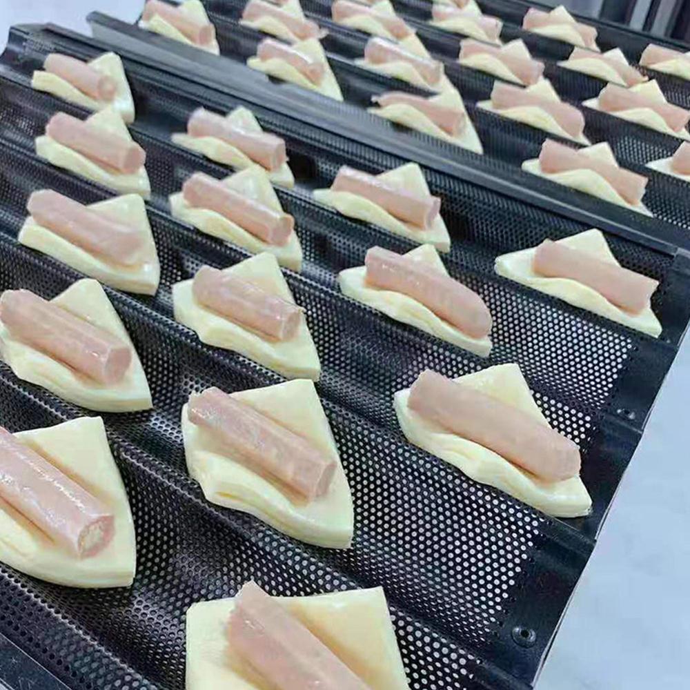 Brød bageplade arbon stål køkken gør-det-selv sugarcraft grillplade praktisk wienerbrødsfest fødselsdagsservice køkkentilbehør