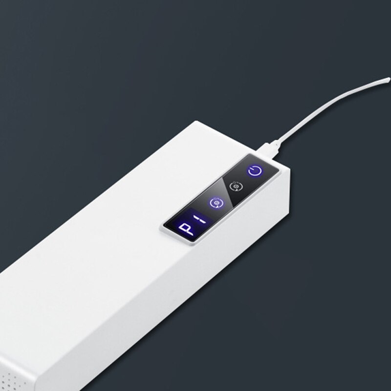 USB Air Purifier Ozone Generator Negative Ions Formaldehyde-Removal Toilet Purification Deodorizer Pet for Home Office(UK Plug)