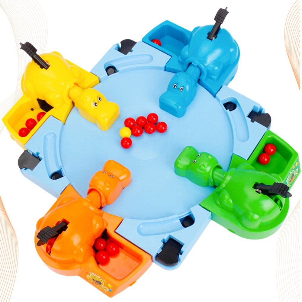 1 Set Kids Toys Interesting Lovely Marble-swallowing Hippo Early Education Tool Interactive for Girls Boys Toddlers: Default Title