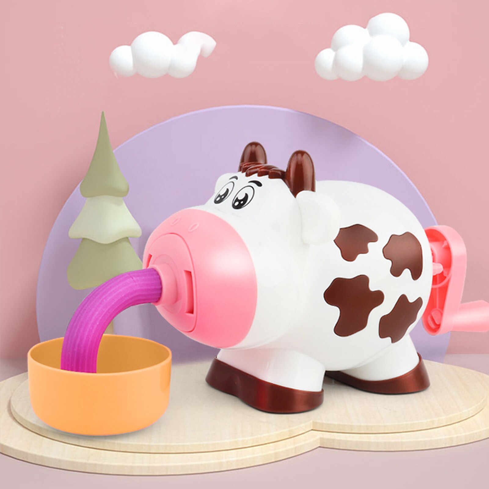 Machine à nouilles de cochon jouet pour enfants, boue colorée, pâte à modeler, maison de jeu Non collante