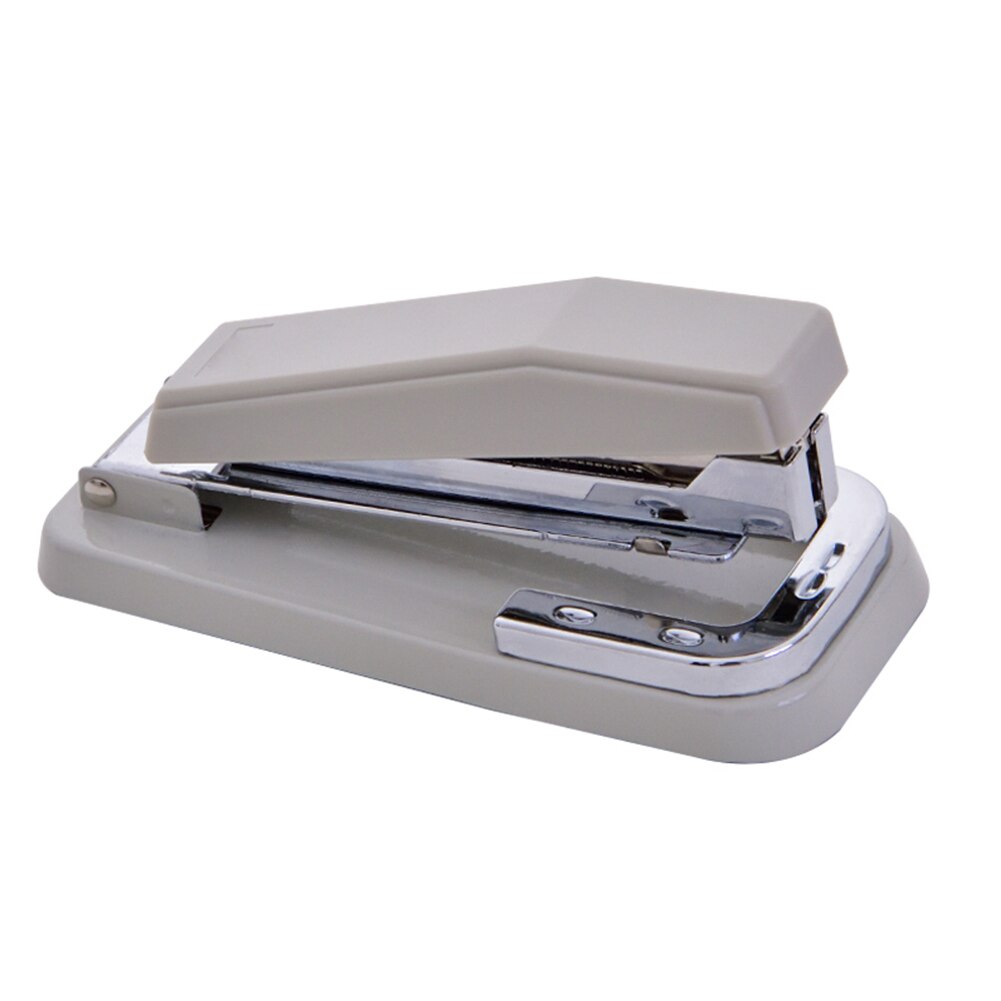 360 Degree Rotating Stapler School Desktop Stapler Portable Standard Staplers for Paper Binding School Office Accessories: White Stapler