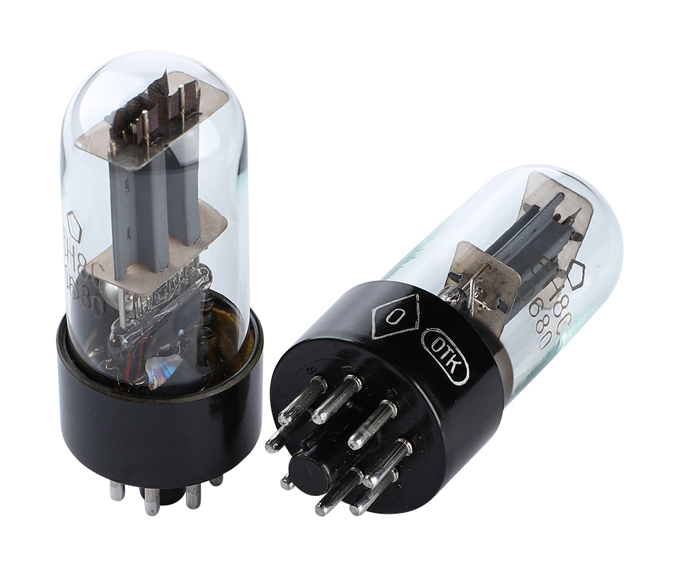 Amplificador de tubo de electrones 6H8C, reemplazo de válvula de vacío 6N8P/5692/6SN7/ECC33/CV181, refuerzo de sonido de graves para amplificador de 2 piezas