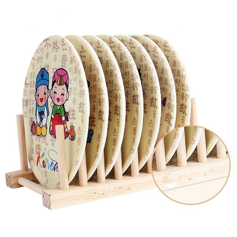 9/4 schicht Bambus Gericht Gestell Abtropffläche Trocknen Abtropffläche Lagerung Halfter Stehen Küche Schrank Organizer für Gericht/Platte/Schüssel/tasse