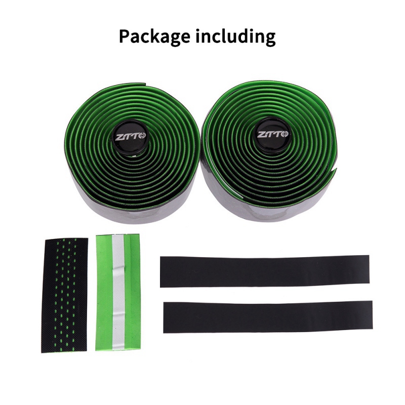 2 stks/set Zachte Racefiets Fietsstuur EVA PU Bar Tape Sport Professionele Fietsen Demping Anti-Vibratie Wrap Plug tape