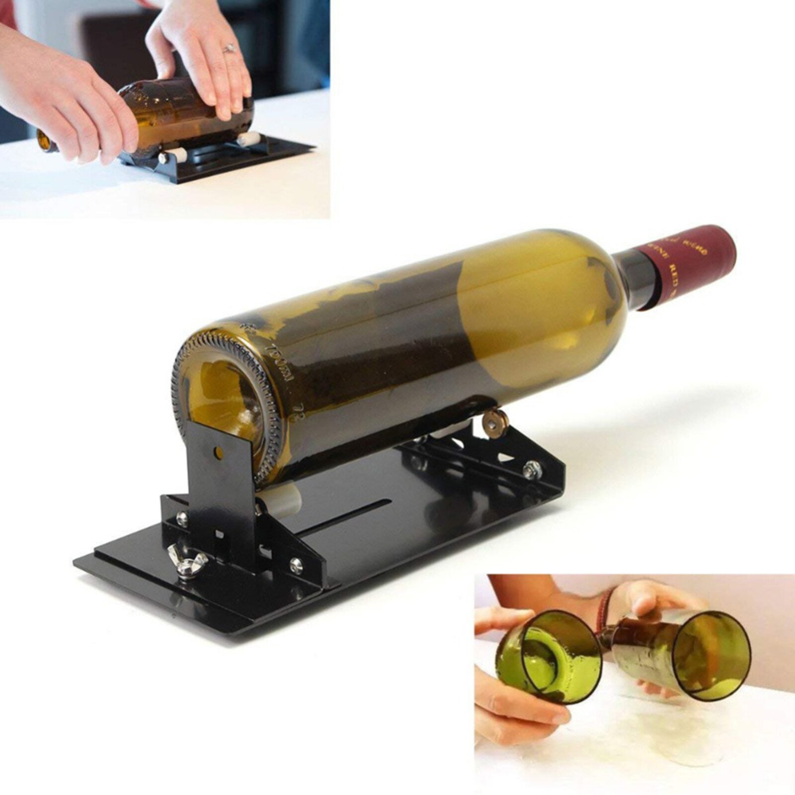 Fix Square Bottle Cutting Machine Glass Cutting Machine Multi Functional Metal Material Round Bottle Glasses Accessories Tool