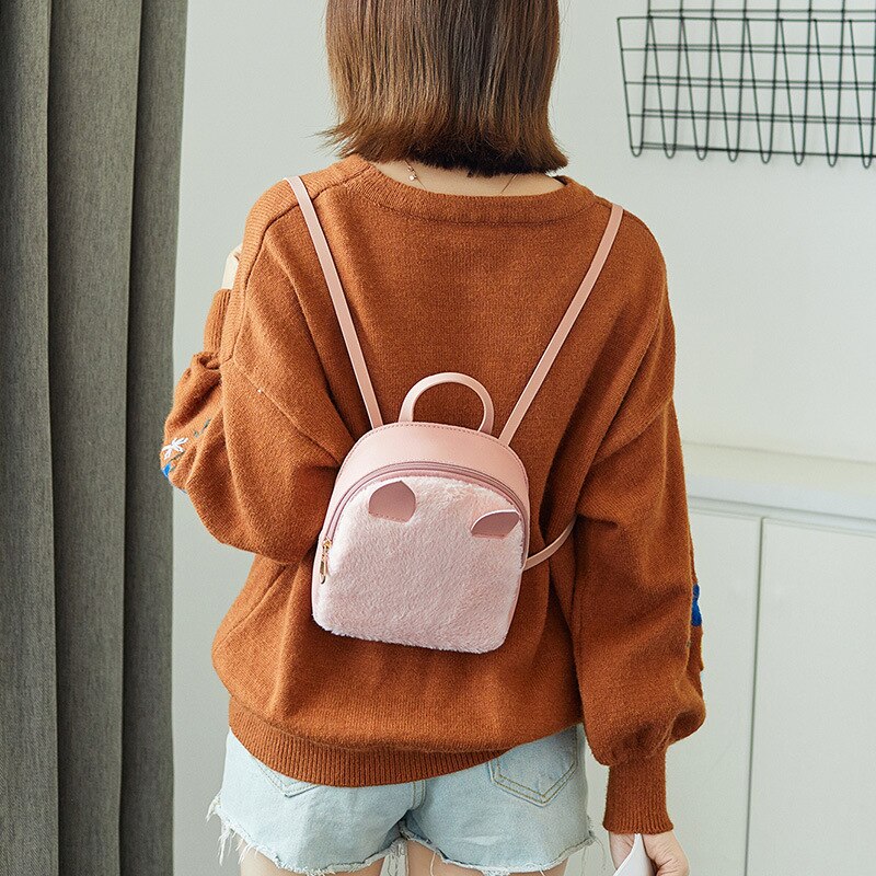 ¡Novedad! mochila escolar rosa de PU para mujer, bonita mochila escolar para niñas, mochila escolar, mochila escolar