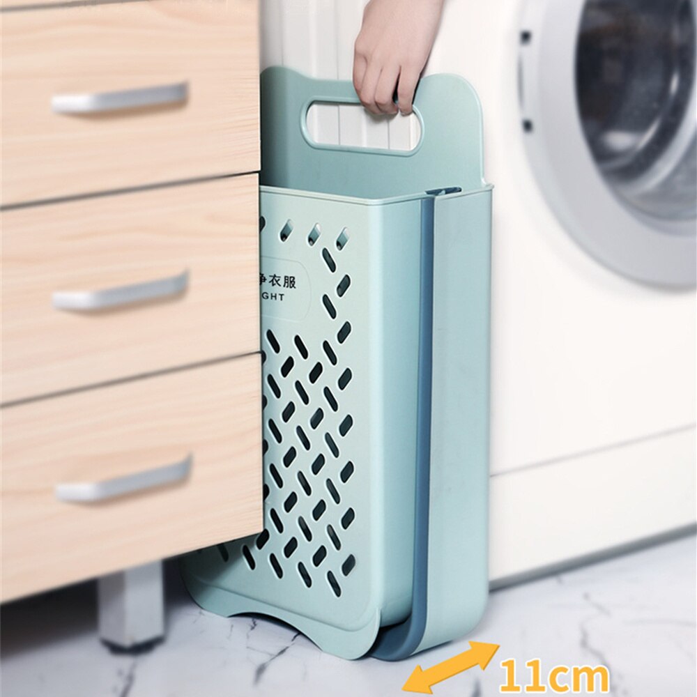 Silicone Laundry Basket Extensible Clothing Storage Boxes Folding Underwear Organizers Wall Mounted Bathroom Collection Cases