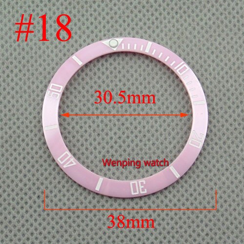 38mm titanium keramiske ringring tofarvet pasform automatiske 40mm bliger ure: Stil 18