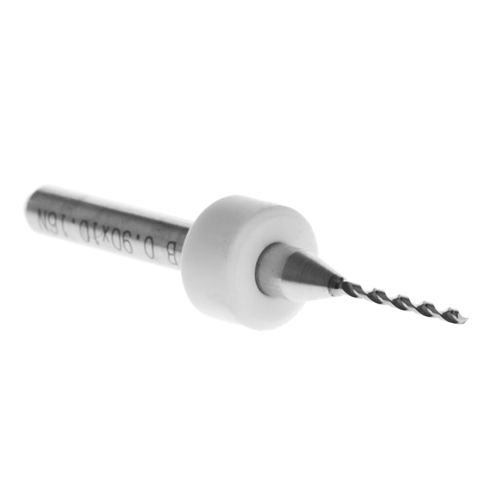 Brocas de carburo de tungsteno, puntas de 1/8-0,2mm, 10 unidades, 0,9&quot;