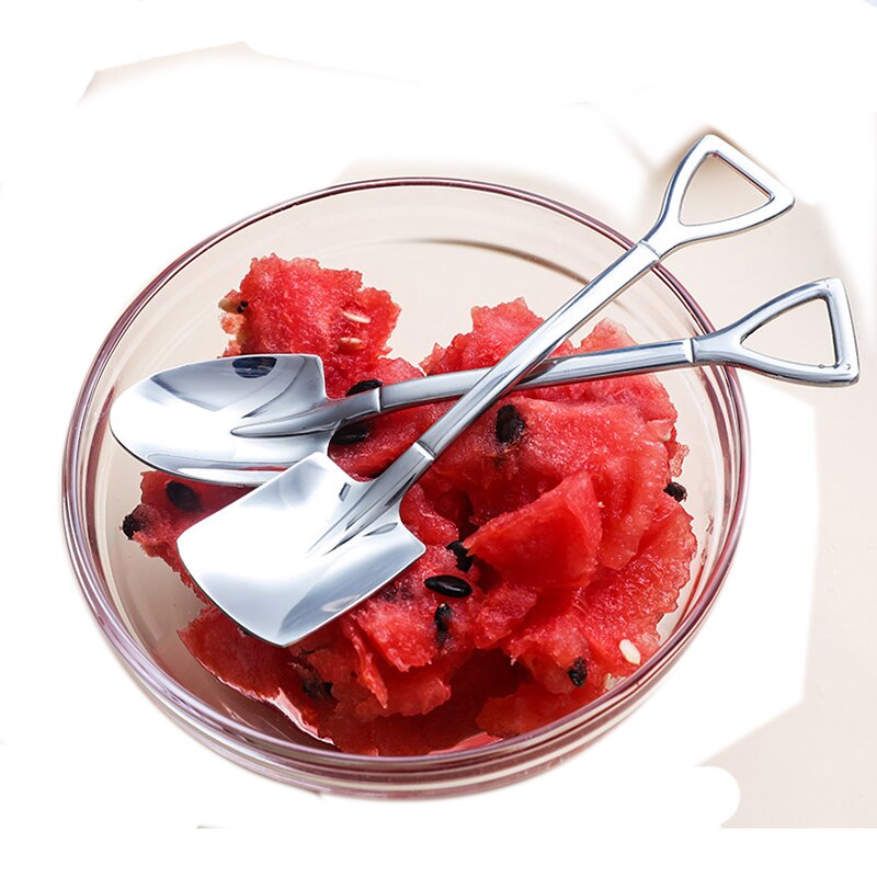 Retro Schop Bar Lepel 304 Rvs Drink Cake Creatieve Keuken Gadgets Thuis Liefhebbers Ijs Dessert Watermeloen