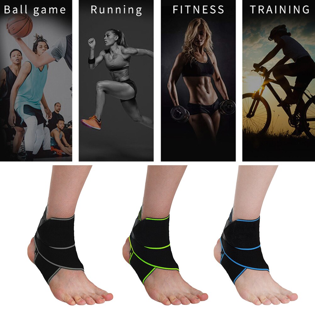 1Pc Unisex Enkelbrace Verstelbare Riem Outdoor Sport Achillespees Ondersteuning Running Bescherming One Size Non Slip Verstuikte