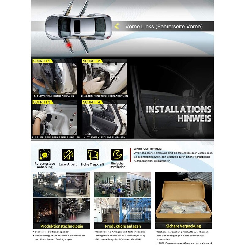 Kit Lève-Vitre Avant Gauche Compatible Seat Leon 1 (1998-2004) - Régulateur Porte Conducteur