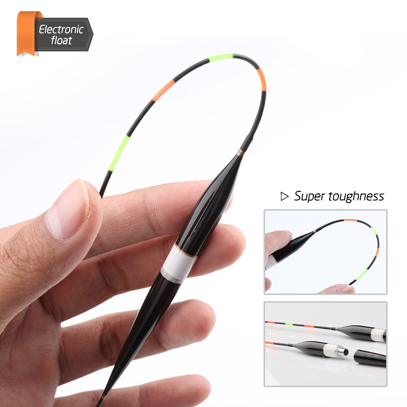 3pcs/lot Led Electronic Fishing Float Balsa Wood Night Vision Electric Float Fishing Tackle Luminous Float Without Battery