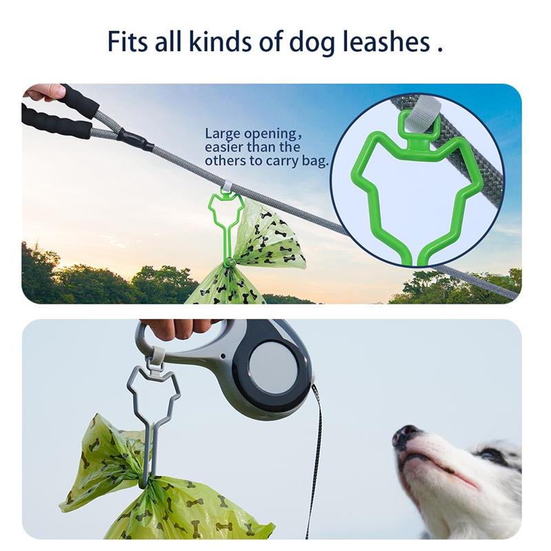 Hunde affaldsposeholder affaldsbærer kæledyrsudstyr robust holdbar hundetræktov fordeler hunde snor dispenser rent værktøj
