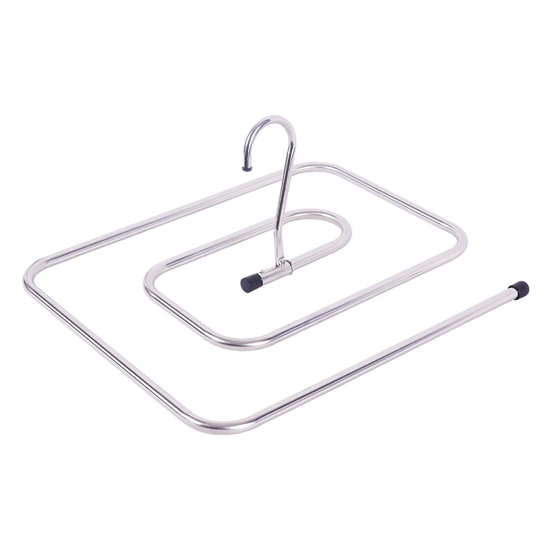 Spirale drap de lit étendoir en acier inoxydable couverture blanchisserie cintre dortoir couette s'effondre pliable séchoir à linge: Stainless Steel B