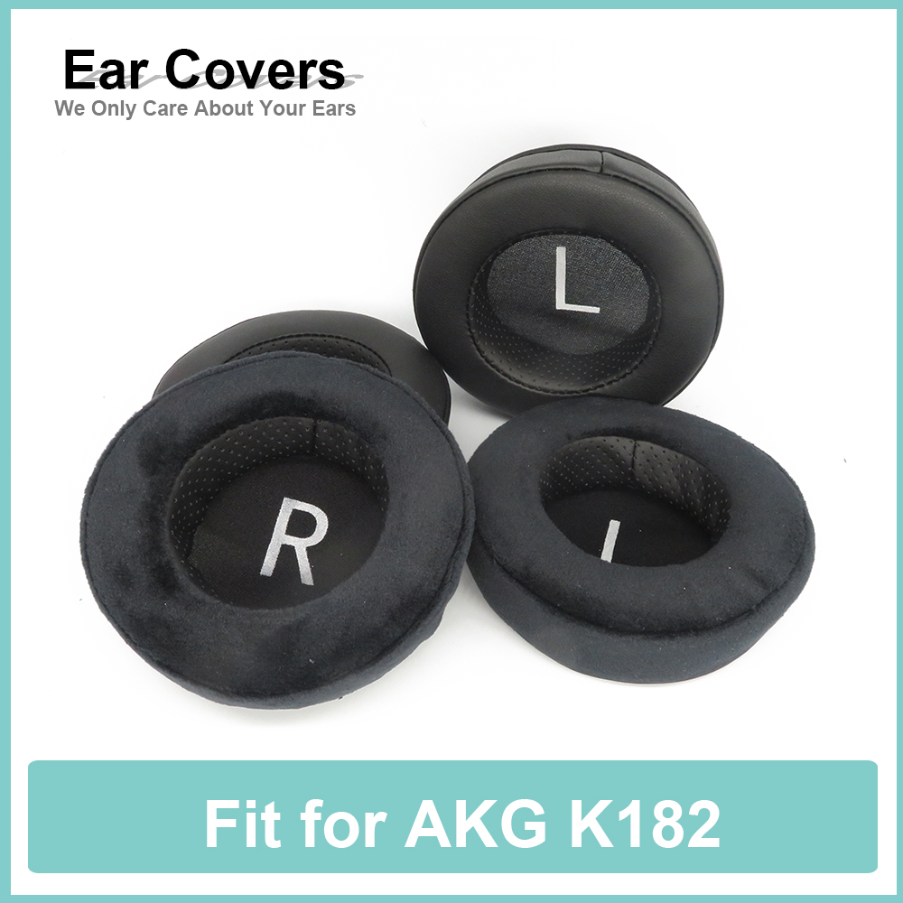 Almohadillas para auriculares AKG K182, almohadillas de terciopelo proteico, almohadillas de espuma viscoelástica