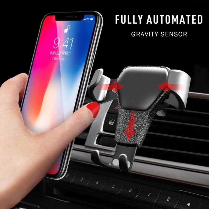 Suporte universal de carro para celulares, apoio para smartphones sem magnetismo para ventilação de carro 4.7 "-6.5" smartphone