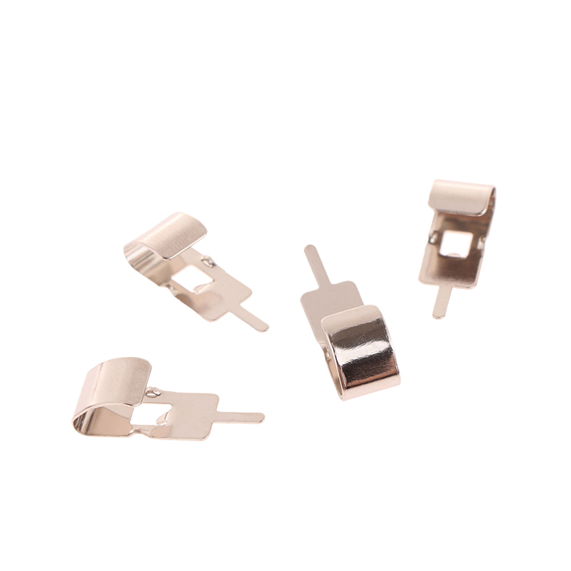 Batteriekontakt-Batterieleinsatz 50 Stück Federstahl 18650 Batterieclip 18650 Batteriehalter