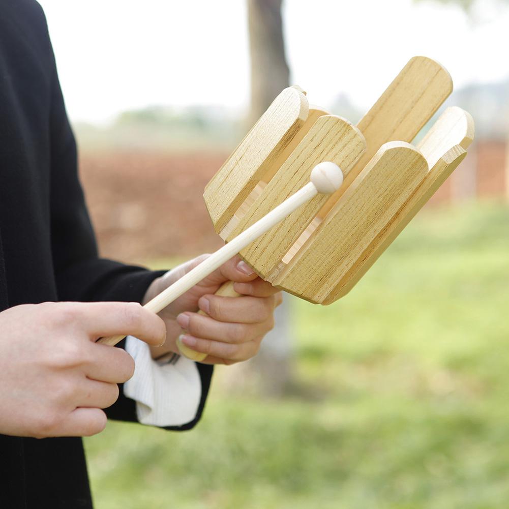 Instrumento de percusión infantil de tubo multisonido de ocho tonos, juguete de madera, tubo de sonido múltiple de ocho tonos