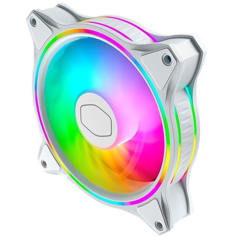 MF120 HALO Dual Ring Addressable RGB Fan for PC Computer Case Liquid Radiator Cooler Master MasterFan