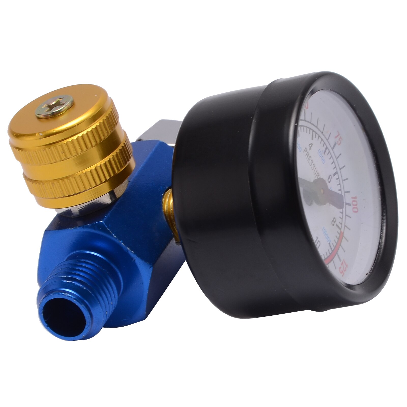 1/4'' Spray Paint Gun Air Pressure Regulator Pressure Gauge Pneumatic Tool Accessory For Spray Tool