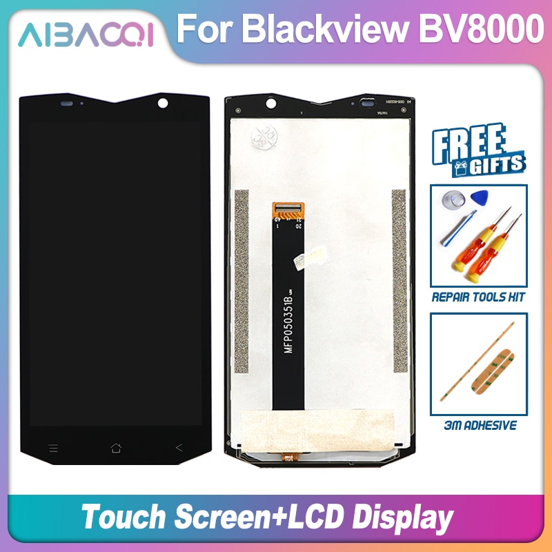 Original 5.0 Inch Touch Screen+1920x1080 LCD Display+Frame Assembly Replacement For Blackview BV8000/BV8000 Pro Android 7.0