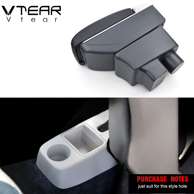 Vtear Für Skoda Fabia Auto armlehne leder Arm Rest usb-schnittstelle lagerung Kasten Styling center konsole zubehör dekoration