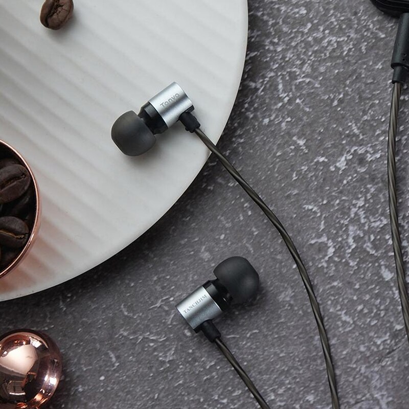 Tanchjim tanya 7mm dynamischer ohrhörer mit 3.5mm- poligem stecker, hifi-ohrhörer mit mikrofon