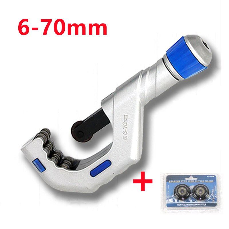 4-32mm 5-50mm 6-70mm PVC Stainless Steel Aluminum Copper Pipe Tube Cutter Cut Tool For Tube Pipe Cutting Tool: 6-70mm with blade