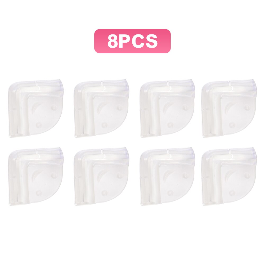4/6/8 Pcs Tafel Hoekbeschermers Pvc Baby Proofing Transparante Scherpe Hoek Protector Meubels Universele Thuis Leveringen