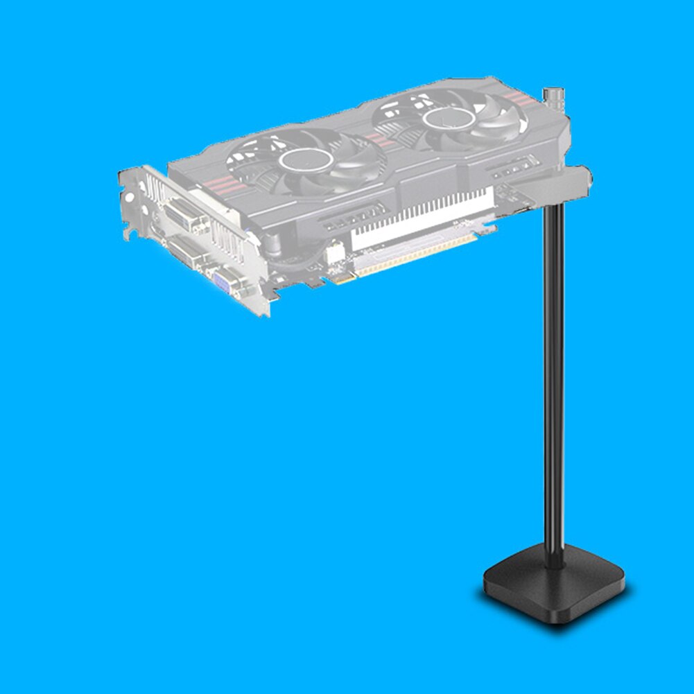Desktop Grafische Kaarthouder Computer Cooling Aluminium Anodische Polijsten Stand Frame Sliding Verstelbare Videokaart Stand